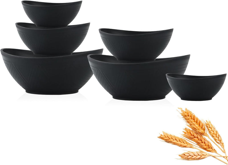 Salad Bowls Set of 6 with 3 Size