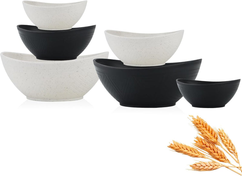 Salad Bowls Set of 6 with 3 Size