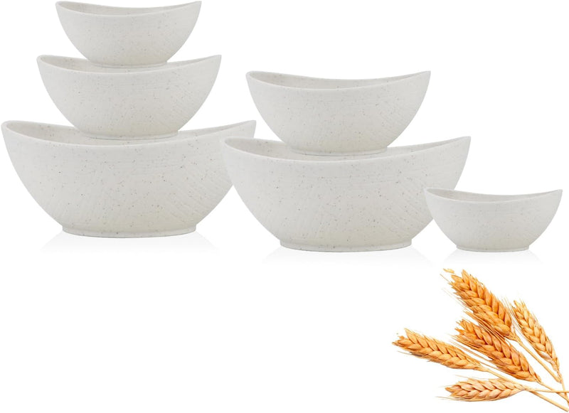 Salad Bowls Set of 6 with 3 Size