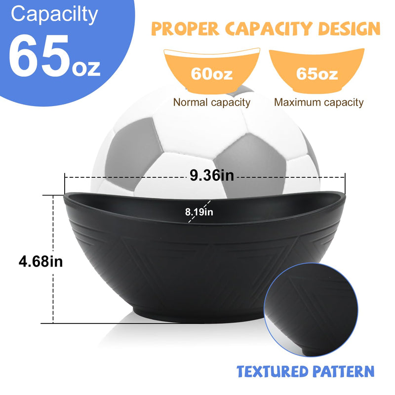 Big Wheat Straw Bowls,Large Salad Bowls Set of 2