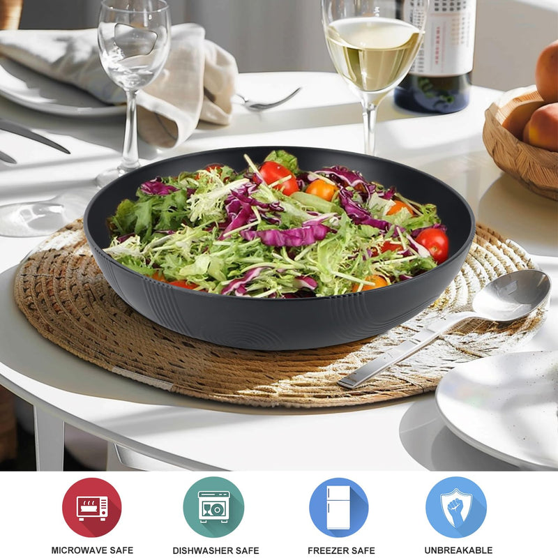 Large salad bowls,65 oz Salad bowls set of 2