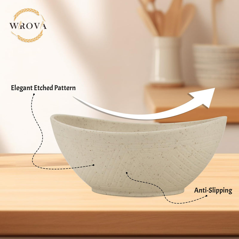 Salad Bowls Set of 6 with 3 Size