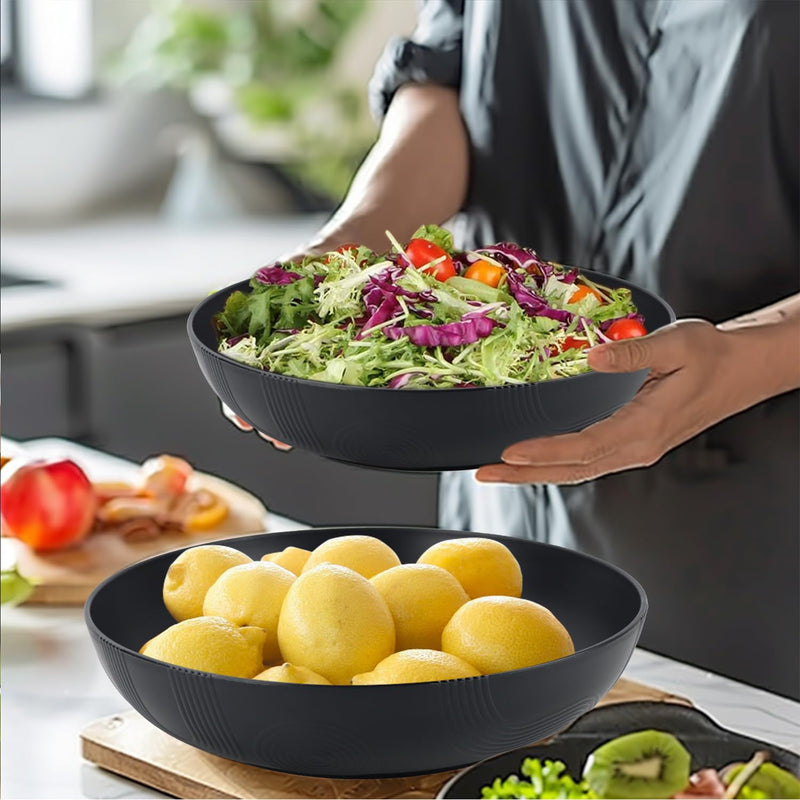 Large salad bowls,65 oz Salad bowls set of 2