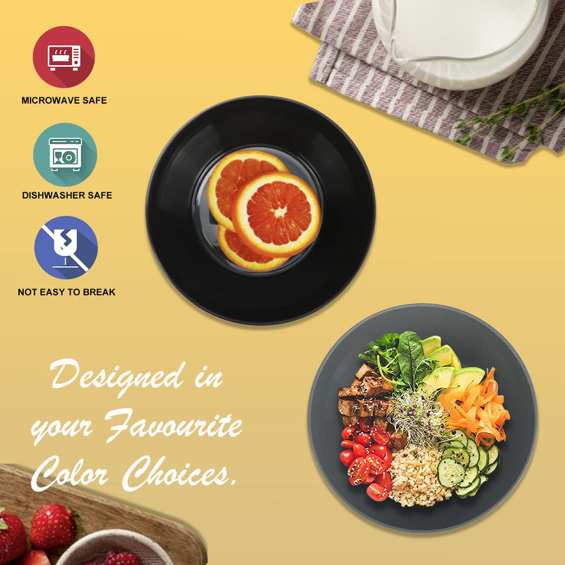 Wheat Straw Bowl Sets,6 PCS Unbreakable Cereal Bowl 36 OZ